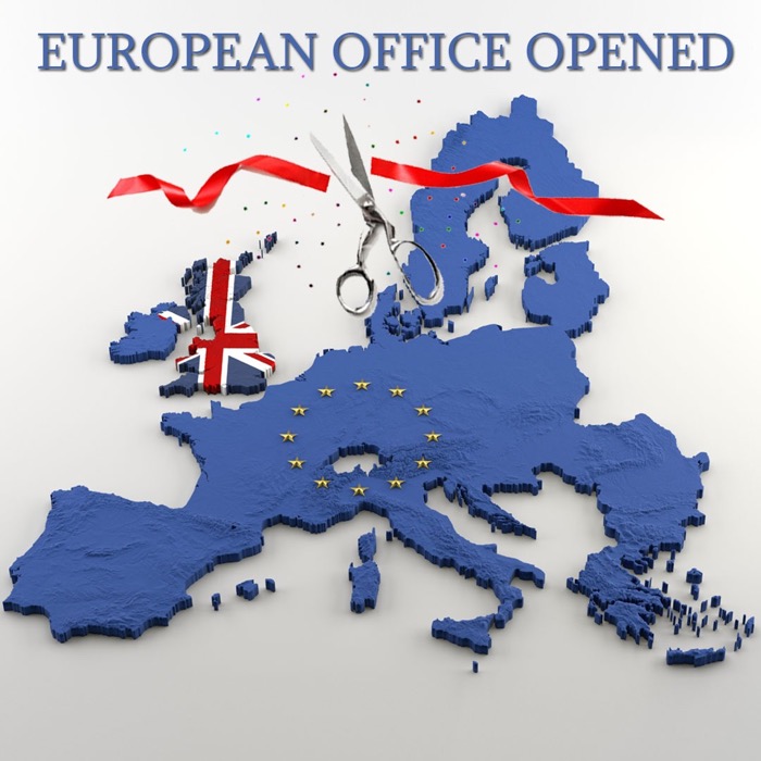 Our European office opened