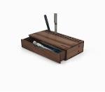 Reka – Mini Drawer Organizer – Pencil Case – Walnut Wood