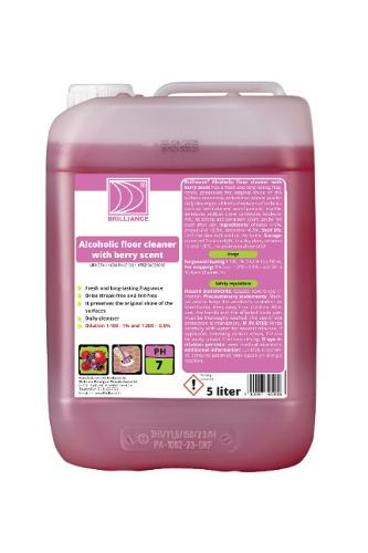 Brilliance Alcoholic floor cleaner with berry scent